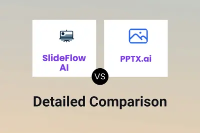 SlideFlow AI vs PPTX.ai