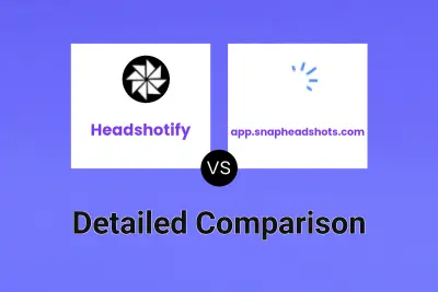 Headshotify vs app.snapheadshots.com