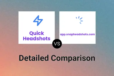 Quick Headshots vs app.snapheadshots.com