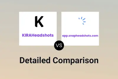KIRAHeadshots vs app.snapheadshots.com