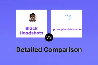 Black Headshots vs app.snapheadshots.com