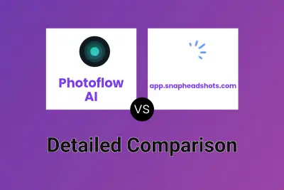 Photoflow AI vs app.snapheadshots.com