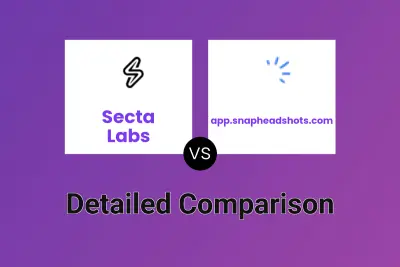 Secta Labs vs app.snapheadshots.com