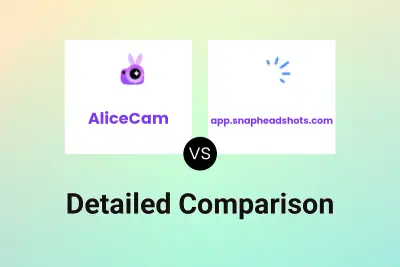 AliceCam vs app.snapheadshots.com