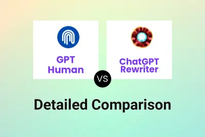 GPT Human vs ChatGPT Rewriter