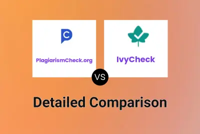 PlagiarismCheck.org vs IvyCheck