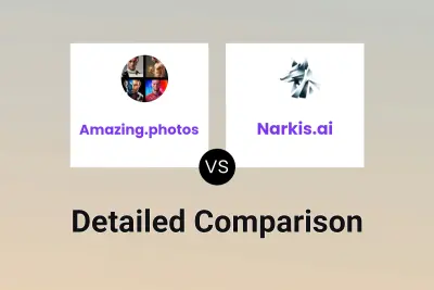 Amazing.photos vs Narkis.ai Detailed comparison features, price