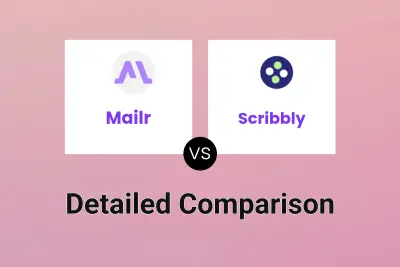 Mailr vs Scribbly Detailed comparison features, price