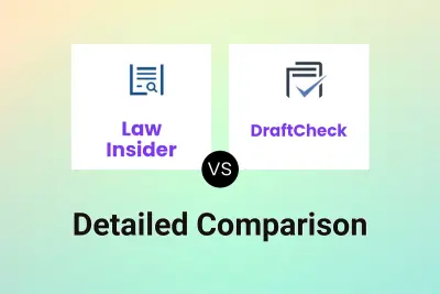 Law Insider vs DraftCheck