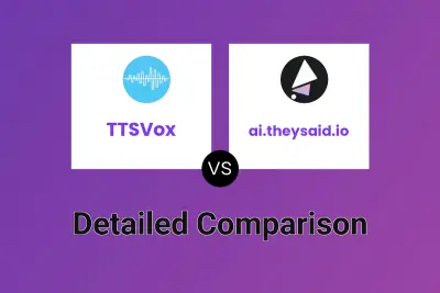 TTSVox vs ai.theysaid.io