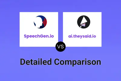 SpeechGen.io vs ai.theysaid.io