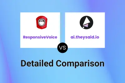 ResponsiveVoice vs ai.theysaid.io