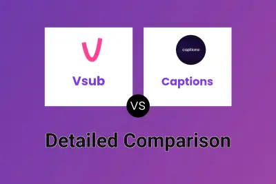 Vsub vs Captions Detailed comparison features, price