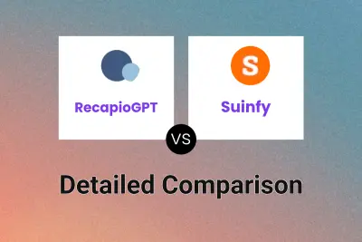 RecapioGPT vs Suinfy Detailed comparison features, price