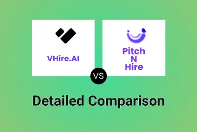 VHire.AI vs Pitch N Hire Detailed comparison features, price