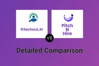 R3achout.AI vs Pitch N Hire Detailed comparison features, price