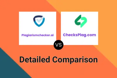 Plagiarismchecker.ai vs ChecksPlag.com