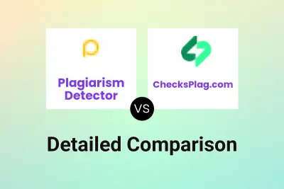 Plagiarism Detector vs ChecksPlag.com