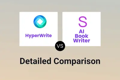 HyperWrite vs AI Book Writer Detailed comparison features, price