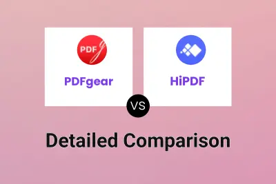 PDFgear vs HiPDF