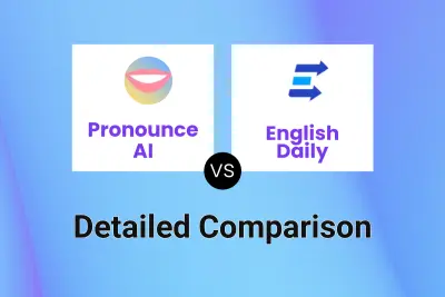 Pronounce AI vs English Daily