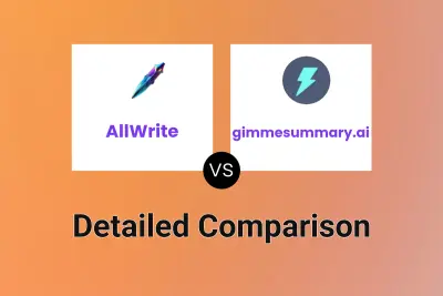 AllWrite vs gimmesummary.ai Detailed comparison features, price