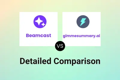 Beamcast vs gimmesummary.ai Detailed comparison features, price