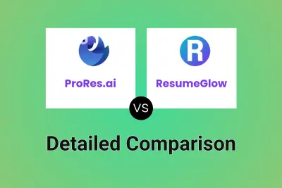 ProRes.ai vs ResumeGlow Detailed comparison features, price