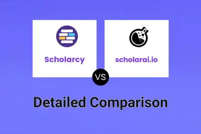 Scholarcy vs scholarai.io