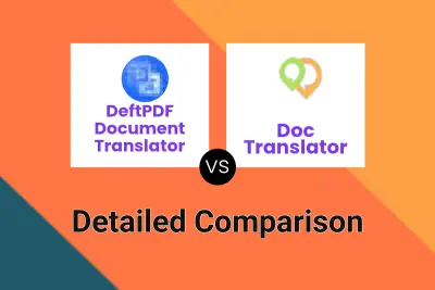 DeftPDF Document Translator vs Doc Translator