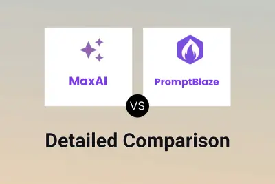 MaxAI vs PromptBlaze Detailed comparison features, price