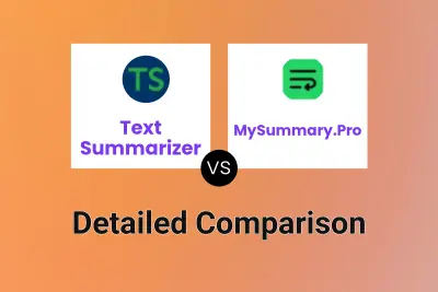 Text Summarizer vs MySummary.Pro