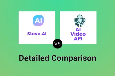 Steve.AI vs AI Video API Detailed comparison features, price