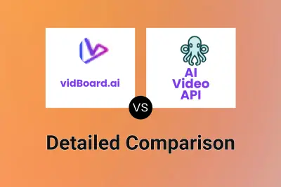 vidBoard.ai vs AI Video API Detailed comparison features, price