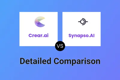 Crear.ai vs Synapso.AI Detailed comparison features, price