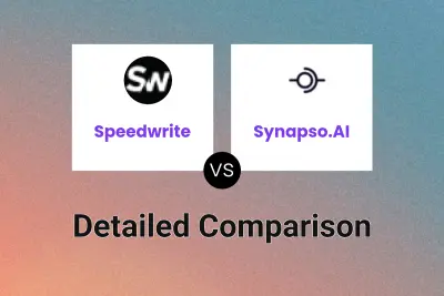 Speedwrite vs Synapso.AI Detailed comparison features, price