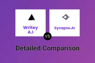 Writey A.I vs Synapso.AI Detailed comparison features, price