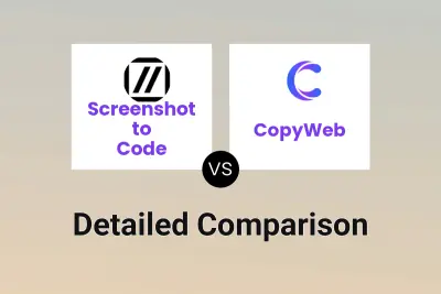 Screenshot to Code vs CopyWeb