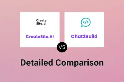 CreateSite.AI vs Chat2Build Detailed comparison features, price