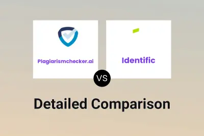 Plagiarismchecker.ai vs Identific