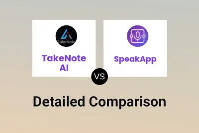TakeNote AI vs SpeakApp