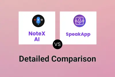 NoteX AI vs SpeakApp