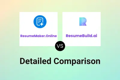 ResumeMaker.Online vs ResumeBuild.ai Detailed comparison features, price