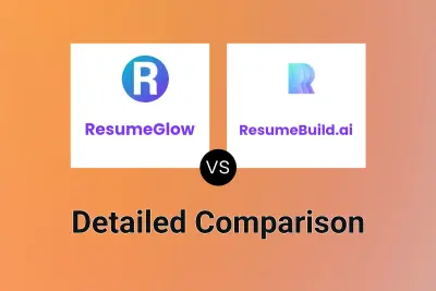 ResumeGlow vs ResumeBuild.ai Detailed comparison features, price