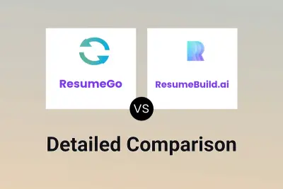 ResumeGo vs ResumeBuild.ai Detailed comparison features, price