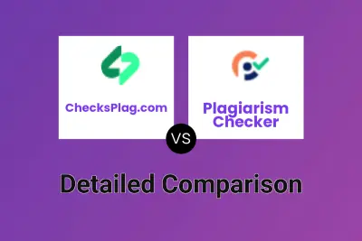 ChecksPlag.com vs Plagiarism Checker