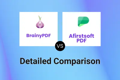 BrainyPDF vs Afirstsoft PDF