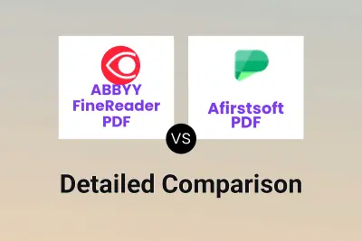 ABBYY FineReader PDF vs Afirstsoft PDF