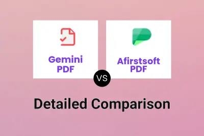 Gemini PDF vs Afirstsoft PDF