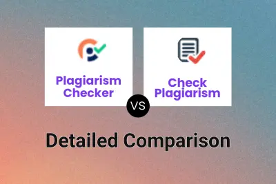 Plagiarism Checker vs Check Plagiarism